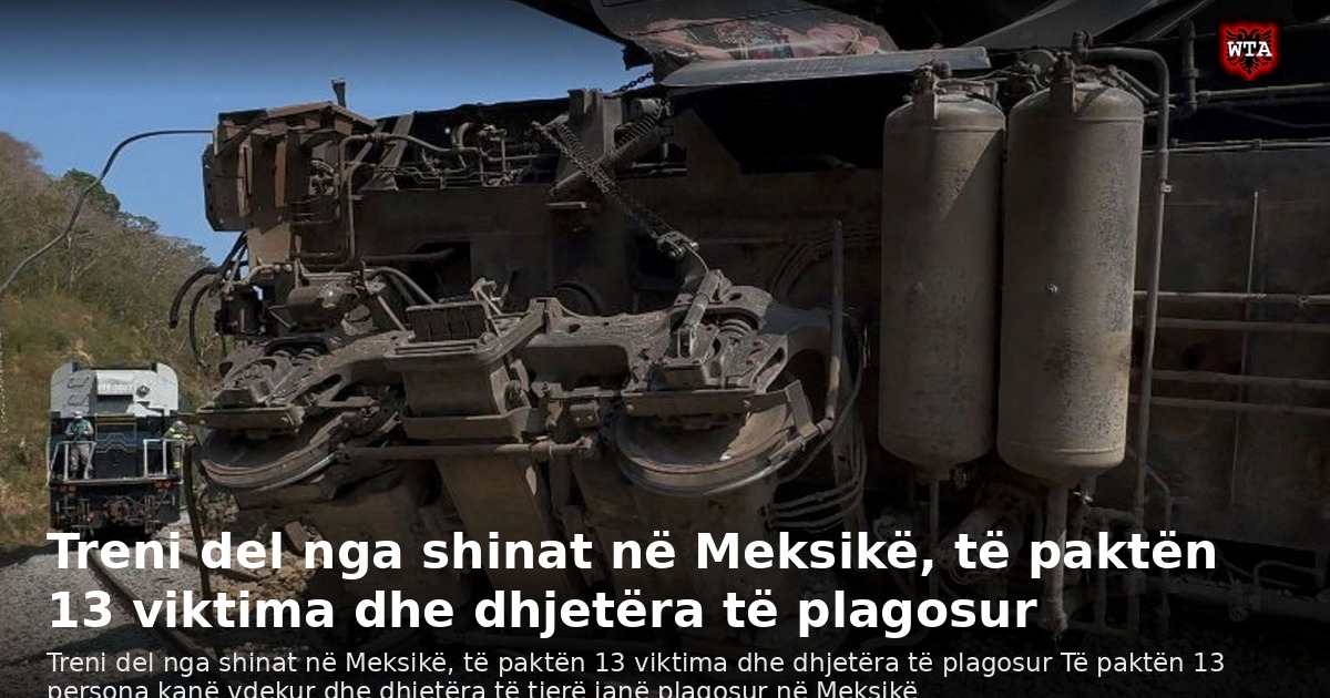 Treni del nga shinat në Meksikë, të paktën 13 viktima dhe dhjetëra të plagosur