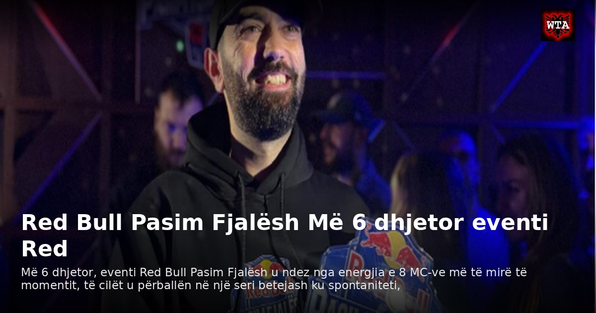 Red Bull Pasim Fjalësh Më 6 dhjetor eventi Red