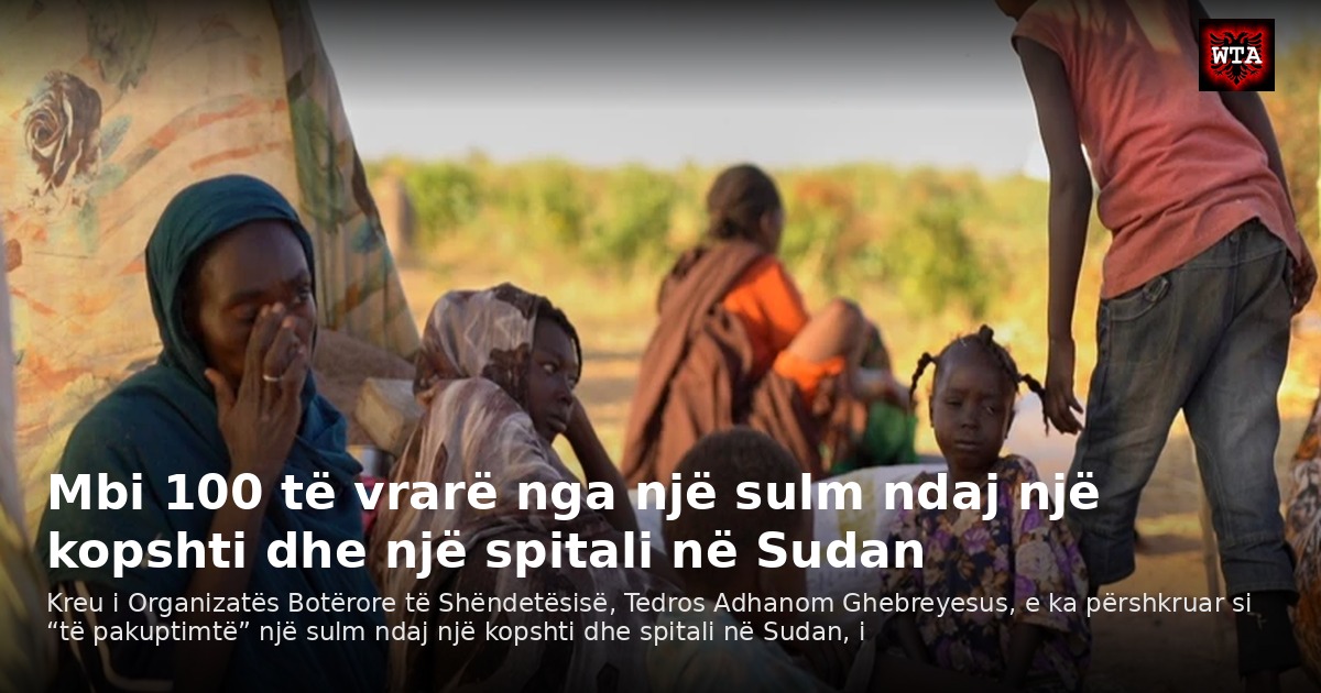 Mbi 100 të vrarë nga një sulm ndaj një kopshti dhe një spitali në Sudan