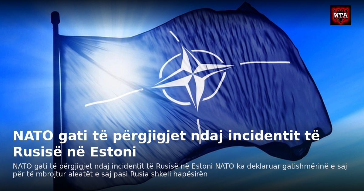 NATO gati të përgjigjet ndaj incidentit të Rusisë në Estoni