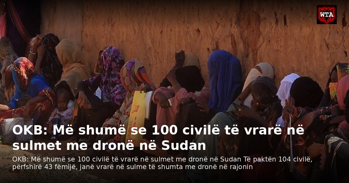 OKB: Më shumë se 100 civilë të vrarë në sulmet me dronë në Sudan