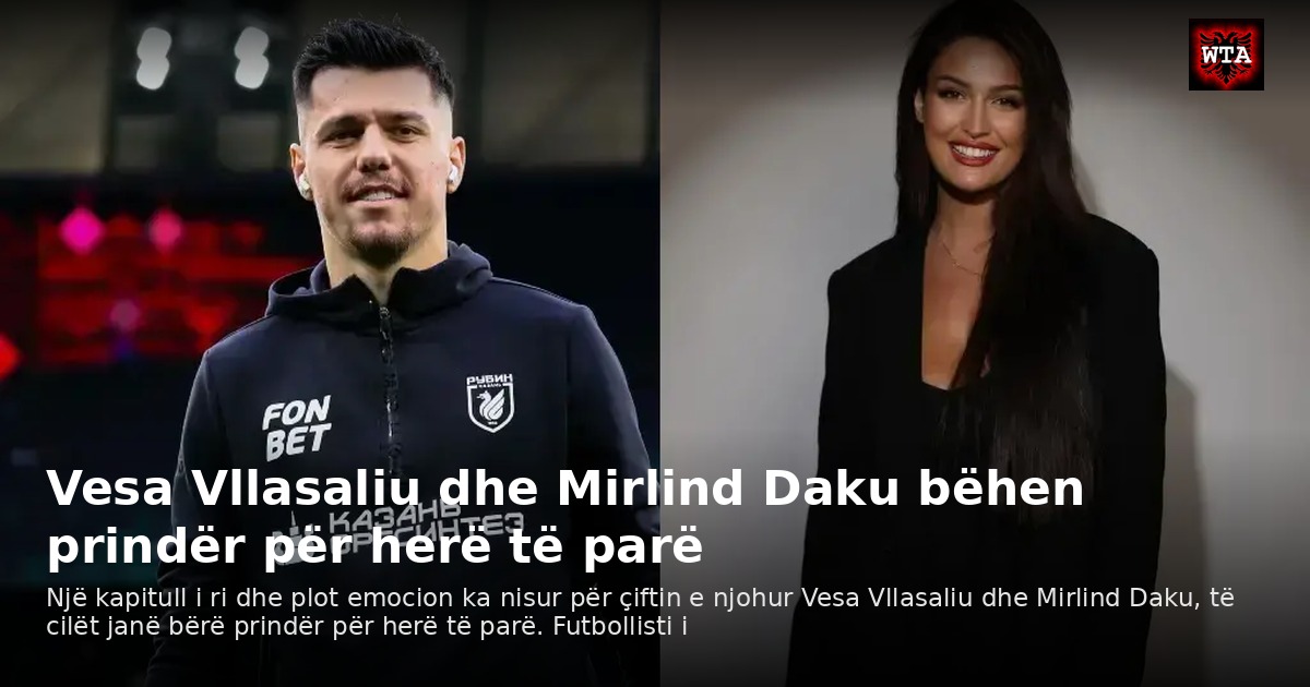 Vesa Vllasaliu dhe Mirlind Daku bëhen prindër për herë të parë