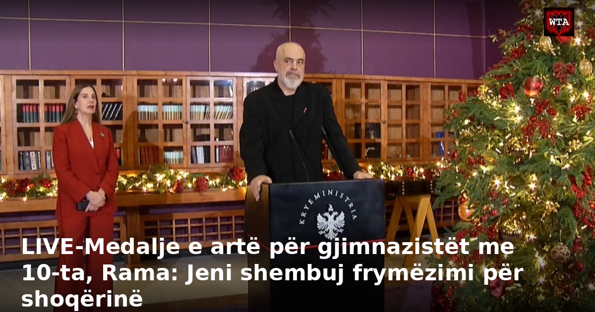 LIVE-Medalje e artë për gjimnazistët me 10-ta, Rama: Jeni shembuj frymëzimi për shoqërinë