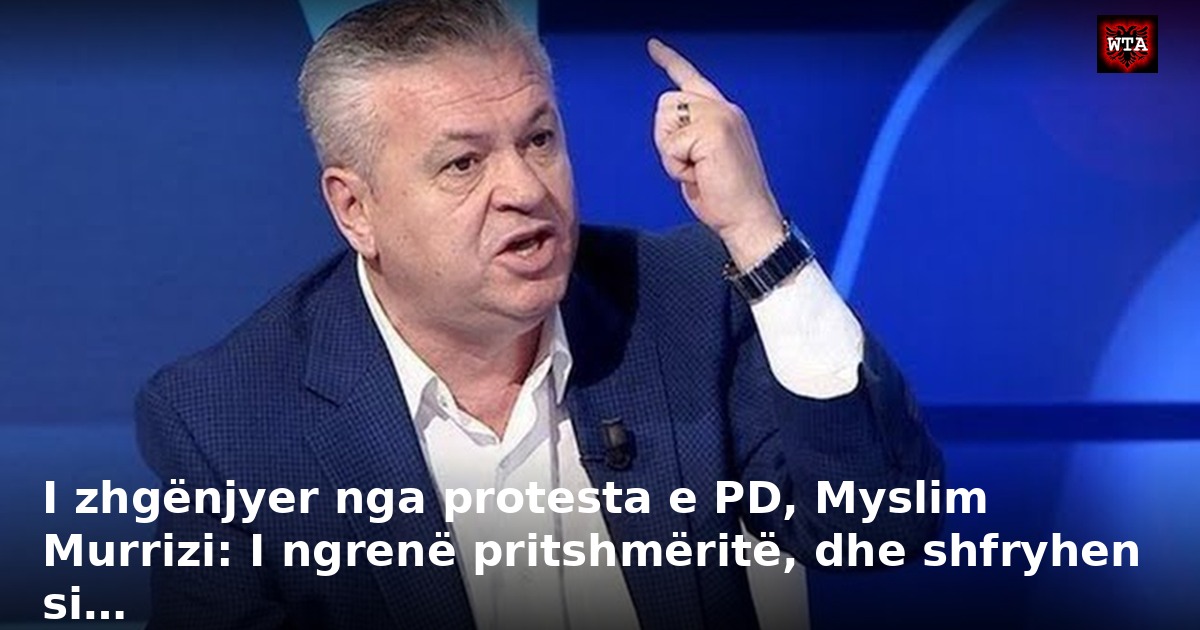 I zhgënjyer nga protesta e PD, Myslim Murrizi: I ngrenë pritshmëritë, dhe shfryhen si…