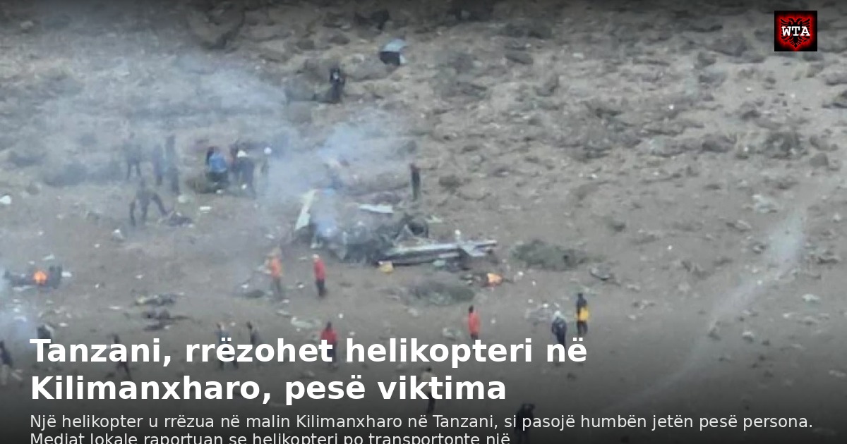 Tanzani, rrëzohet helikopteri në Kilimanxharo, pesë viktima