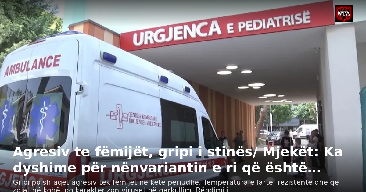Agresiv te fëmijët, gripi i stinës/ Mjekët: Ka dyshime për nënvariantin e ri që është…