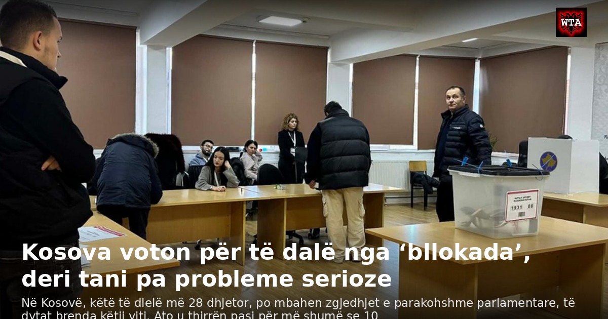 Kosova voton për të dalë nga ‘bllokada’, deri tani pa probleme serioze