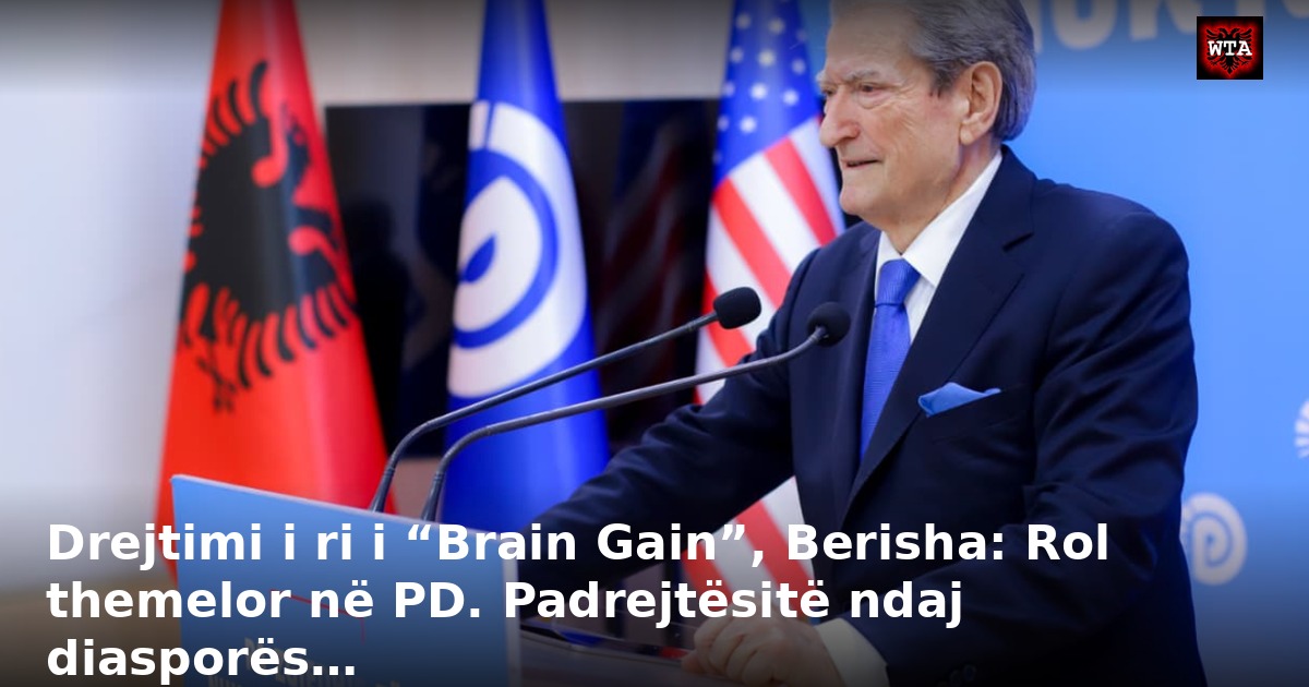 Drejtimi i ri i “Brain Gain”, Berisha: Rol themelor në PD. Padrejtësitë ndaj diasporës…
