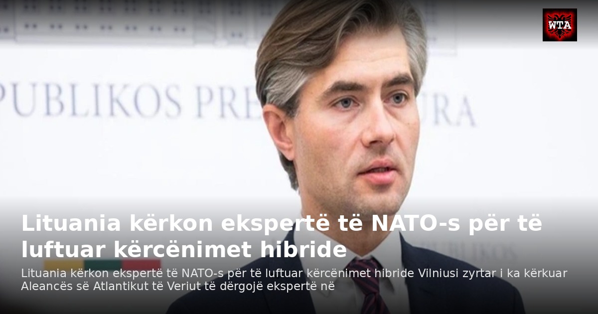 Lituania kërkon ekspertë të NATO-s për të luftuar kërcënimet hibride