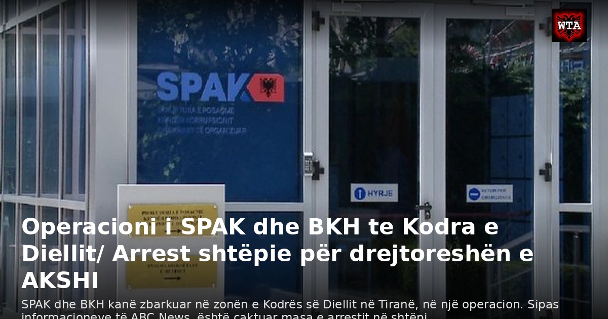 Operacioni i SPAK dhe BKH te Kodra e Diellit/ Arrest shtëpie për drejtoreshën e AKSHI