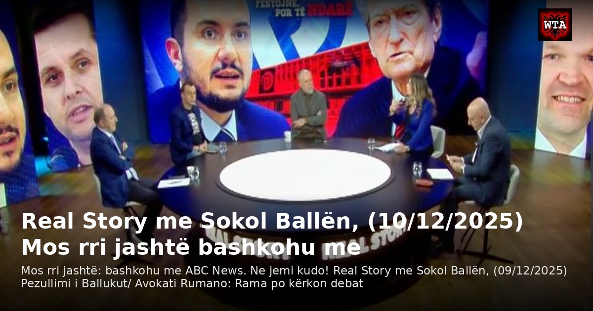 Real Story me Sokol Ballën, (10/12/2025) Mos rri jashtë bashkohu me
