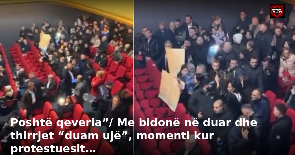 Poshtë qeveria”/ Me bidonë në duar dhe thirrjet “duam ujë”, momenti kur protestuesit…