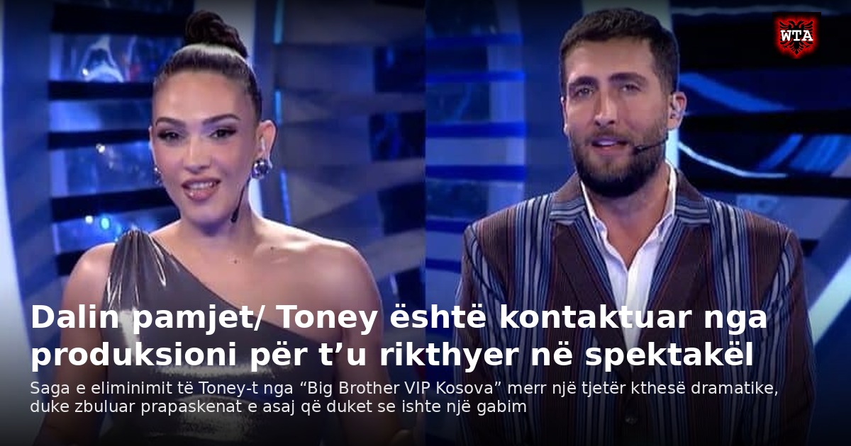 Dalin pamjet/ Toney është kontaktuar nga produksioni për t’u rikthyer në spektakël