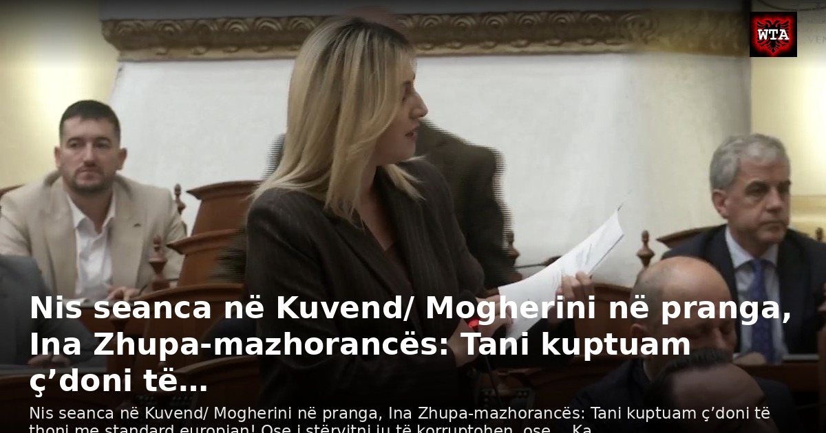 Nis seanca në Kuvend/ Mogherini në pranga, Ina Zhupa-mazhorancës: Tani kuptuam ç’doni të…