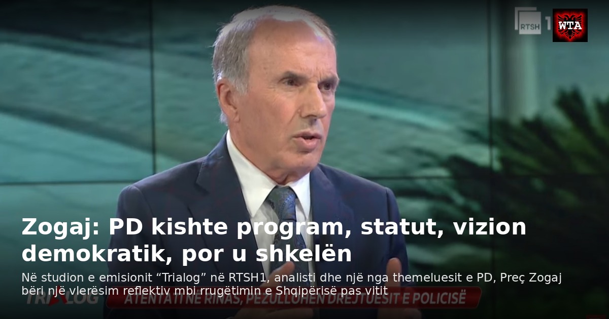 Zogaj: PD kishte program, statut, vizion demokratik, por u shkelën
