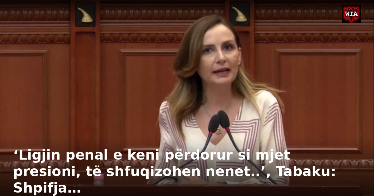 ‘Ligjin penal e keni përdorur si mjet presioni, të shfuqizohen nenet..’, Tabaku: Shpifja…