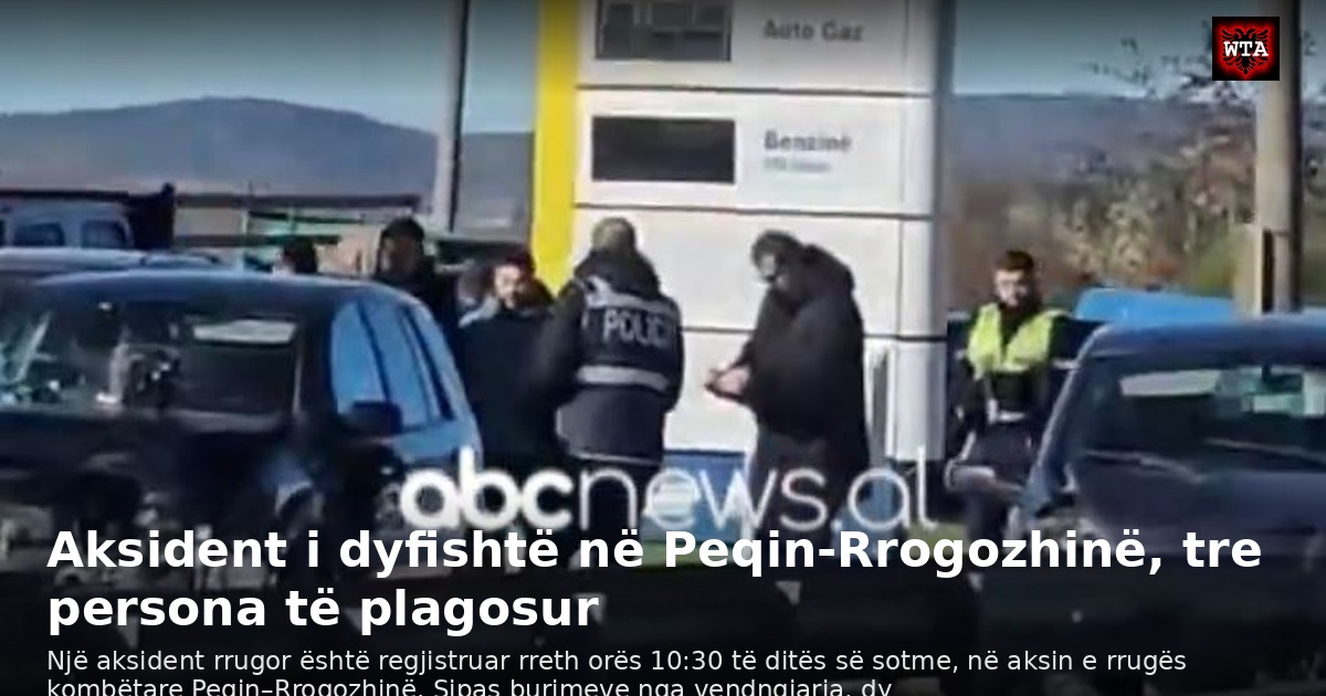 Aksident i dyfishtë në Peqin-Rrogozhinë, tre persona të plagosur
