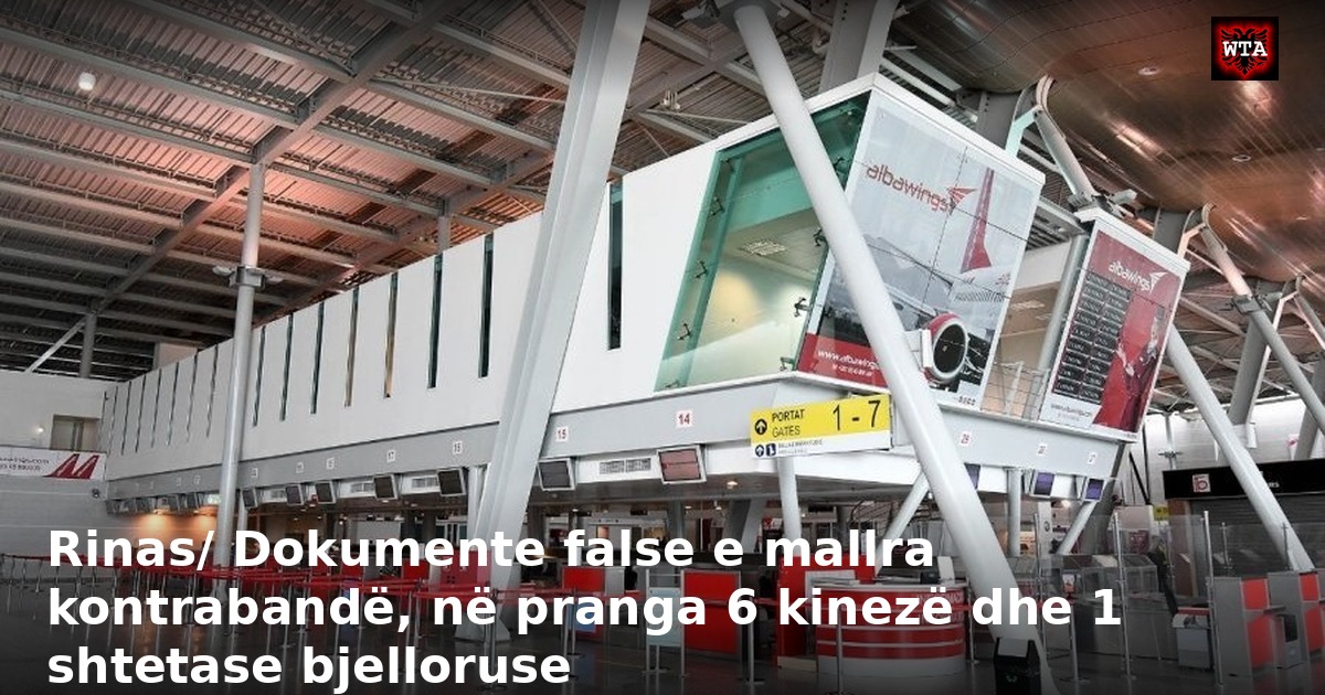 Rinas/ Dokumente false e mallra kontrabandë, në pranga 6 kinezë dhe 1 shtetase bjelloruse