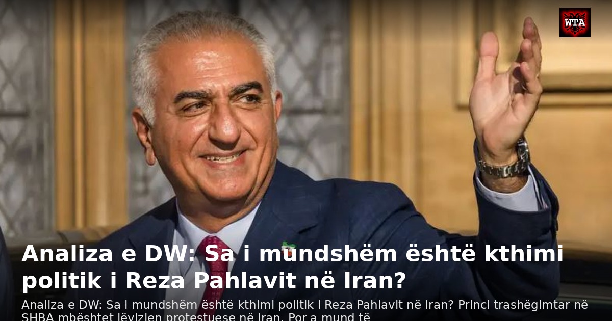 Analiza e DW: Sa i mundshëm është kthimi politik i Reza Pahlavit në Iran?