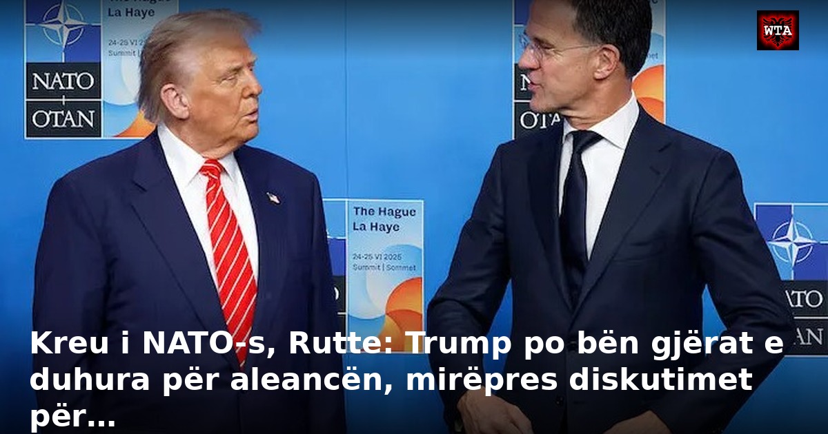 Kreu i NATO-s, Rutte: Trump po bën gjërat e duhura për aleancën, mirëpres diskutimet për…