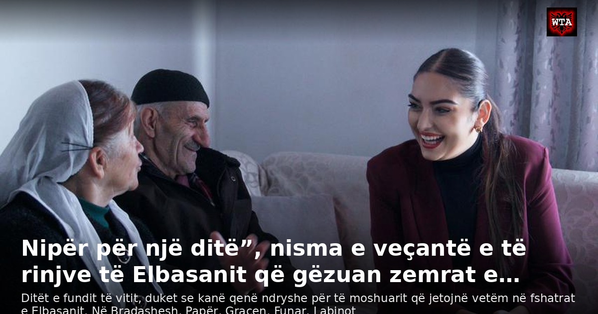 Nipër për një ditë”, nisma e veçantë e të rinjve të Elbasanit që gëzuan zemrat e…