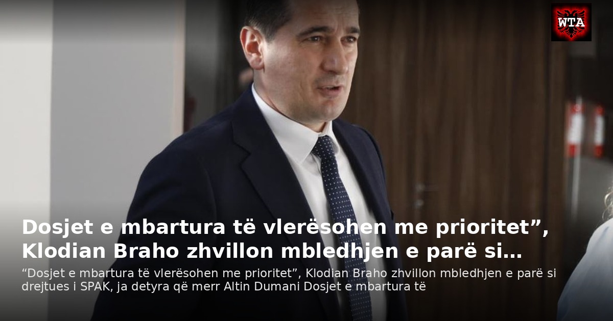 Dosjet e mbartura të vlerësohen me prioritet”, Klodian Braho zhvillon mbledhjen e parë si…