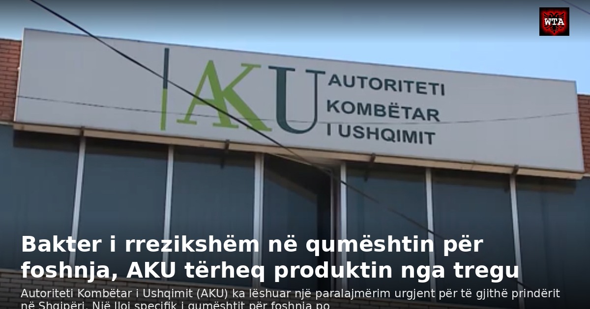 Bakter i rrezikshëm në qumështin për foshnja, AKU tërheq produktin nga tregu