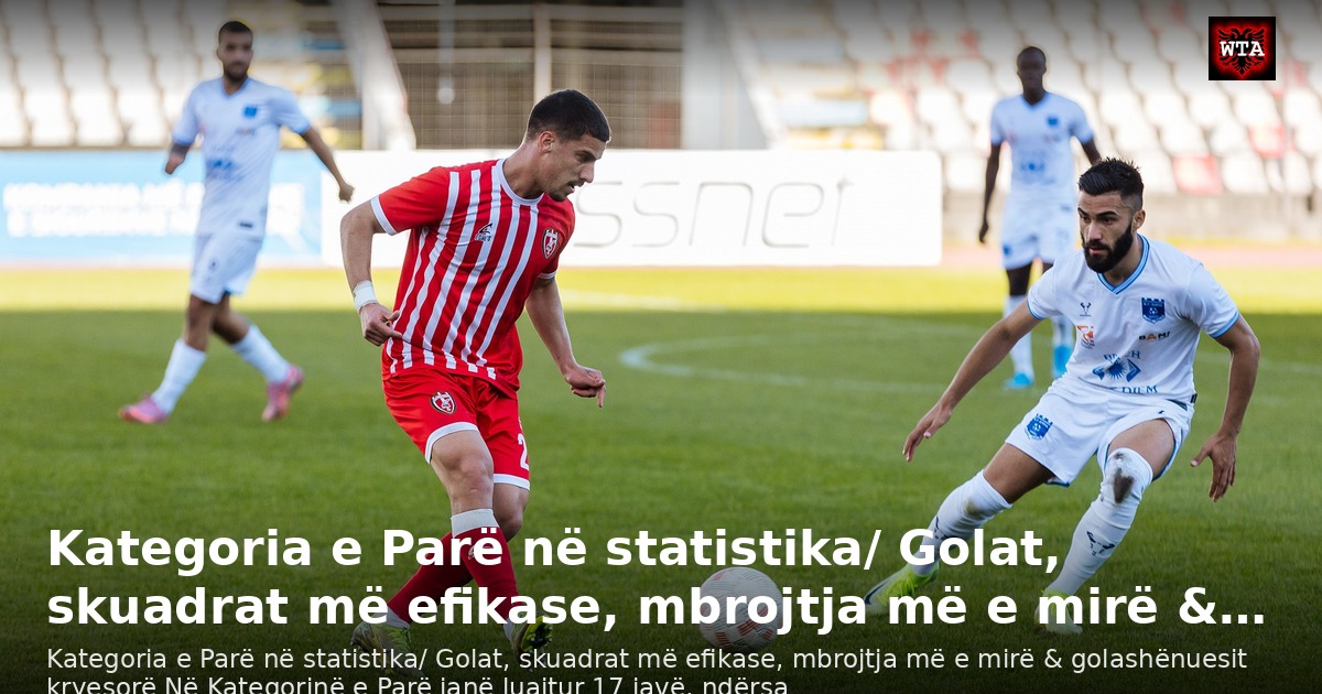 Kategoria e Parë në statistika/ Golat, skuadrat më efikase, mbrojtja më e mirë &…