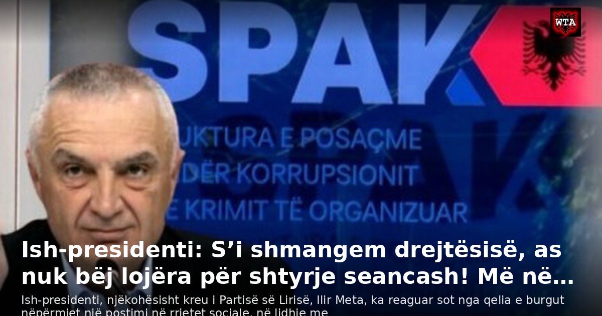 Ish-presidenti: S’i shmangem drejtësisë, as nuk bëj lojëra për shtyrje seancash! Më në…