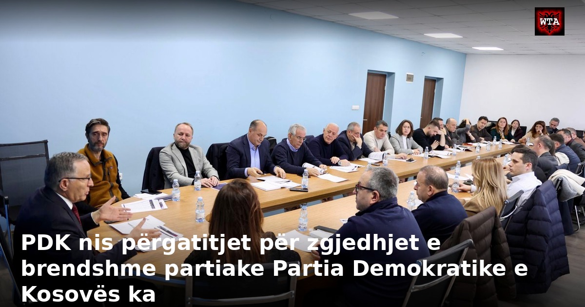 PDK nis përgatitjet për zgjedhjet e brendshme partiake Partia Demokratike e Kosovës ka