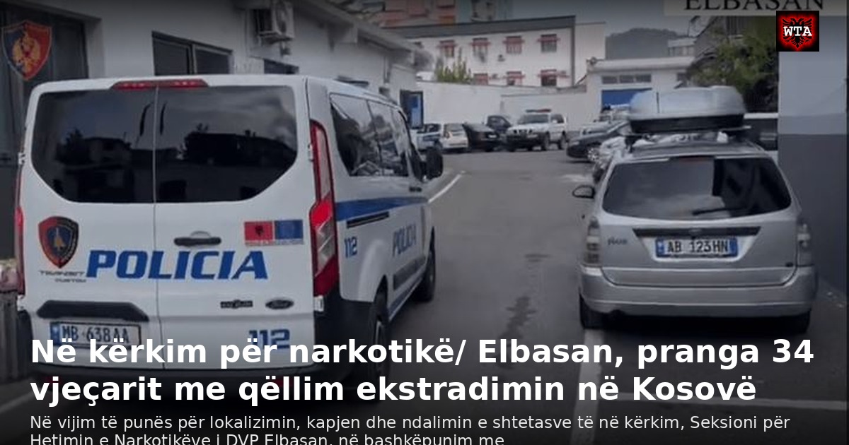 Në kërkim për narkotikë/ Elbasan, pranga 34 vjeçarit me qëllim ekstradimin në Kosovë