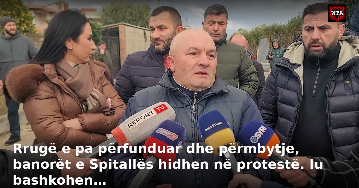 Rrugë e pa përfunduar dhe përmbytje, banorët e Spitallës hidhen në protestë. Iu bashkohen…