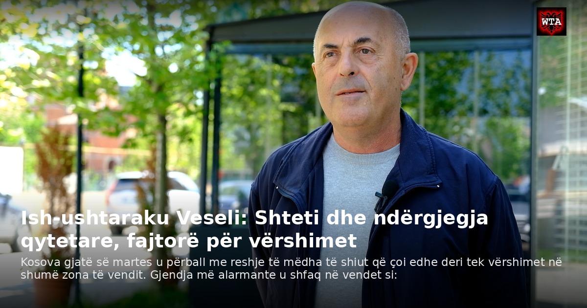 Ish-ushtaraku Veseli: Shteti dhe ndërgjegja qytetare, fajtorë për vërshimet