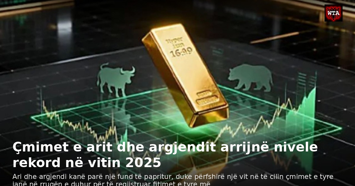 Çmimet e arit dhe argjendit arrijnë nivele rekord në vitin 2025