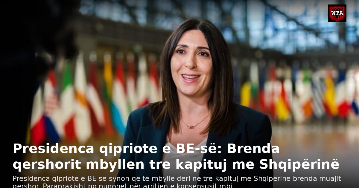 Presidenca qipriote e BE-së: Brenda qershorit mbyllen tre kapituj me Shqipërinë
