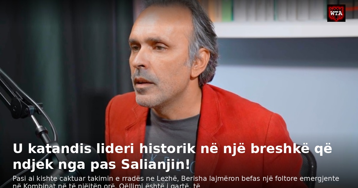U katandis lideri historik në një breshkë që ndjek nga pas Salianjin!