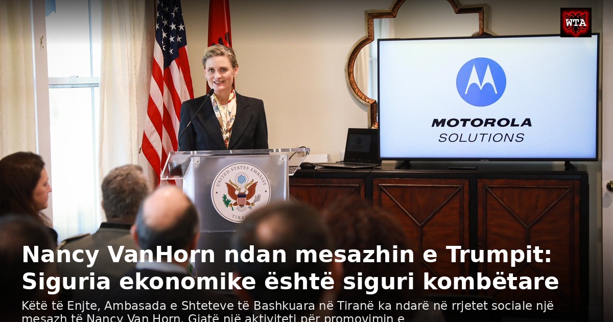 Nancy VanHorn ndan mesazhin e Trumpit: Siguria ekonomike është siguri kombëtare