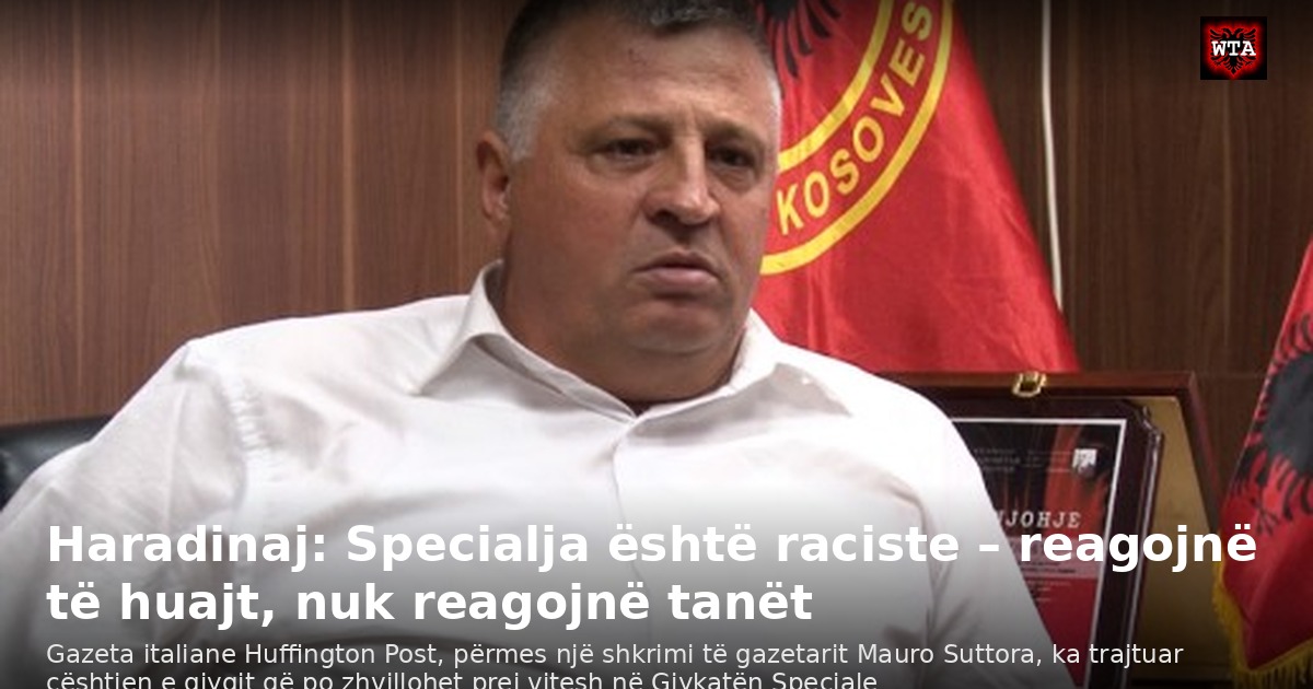 Haradinaj: Specialja është raciste – reagojnë të huajt, nuk reagojnë tanët