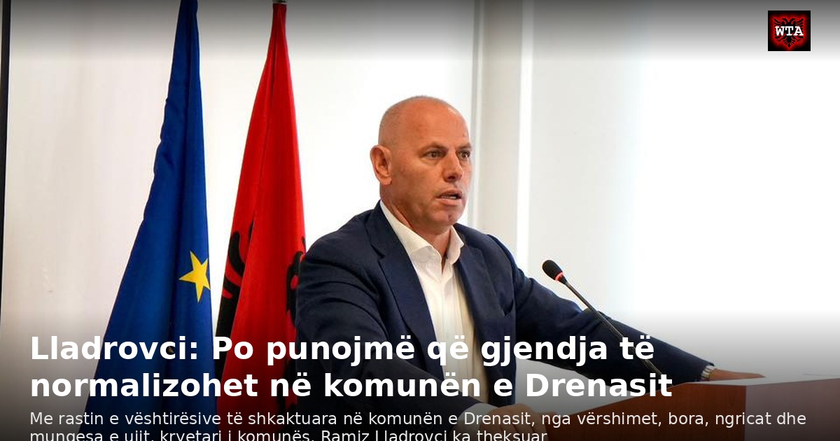 Lladrovci: Po punojmë që gjendja të normalizohet në komunën e Drenasit