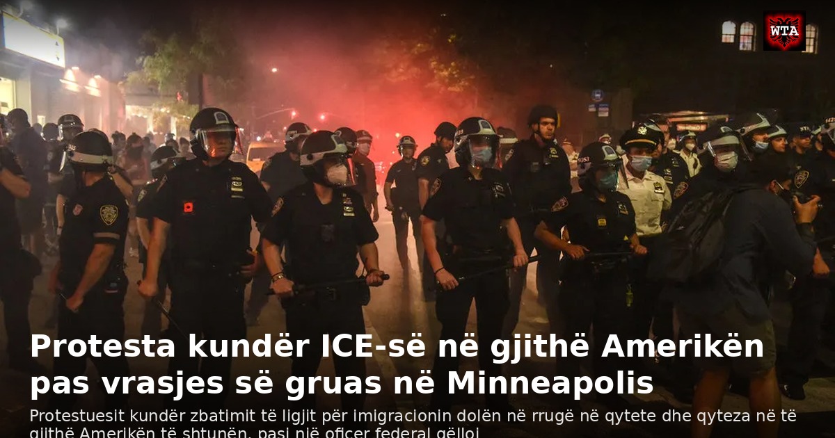 Protesta kundër ICE-së në gjithë Amerikën pas vrasjes së gruas në Minneapolis