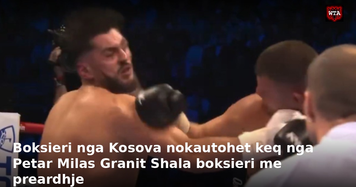 Boksieri nga Kosova nokautohet keq nga Petar Milas Granit Shala boksieri me preardhje