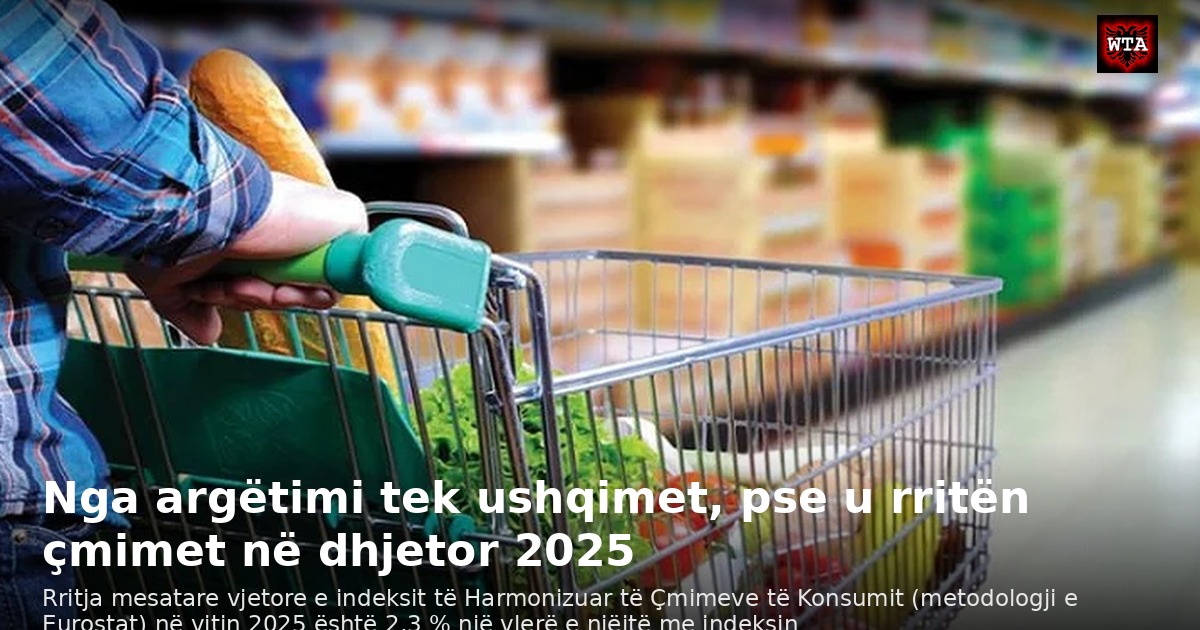 Nga argëtimi tek ushqimet, pse u rritën çmimet në dhjetor 2025