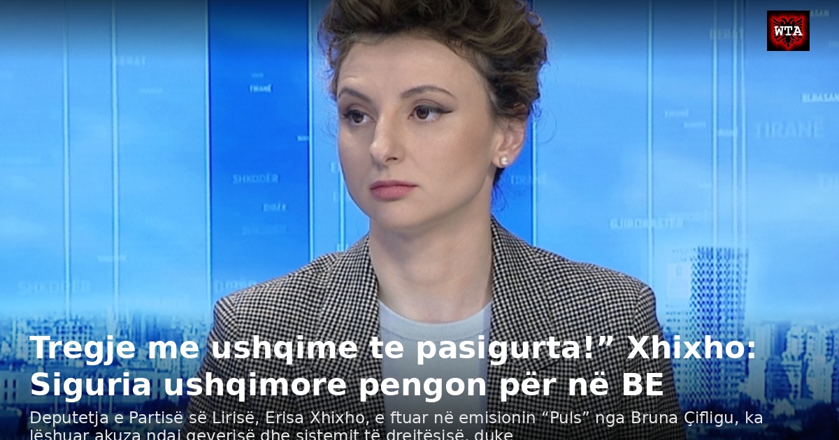 Tregje me ushqime te pasigurta!” Xhixho: Siguria ushqimore pengon për në BE
