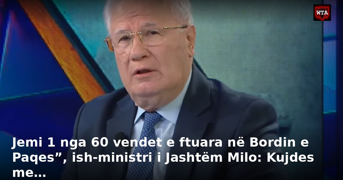Jemi 1 nga 60 vendet e ftuara në Bordin e Paqes”, ish-ministri i Jashtëm Milo: Kujdes me…