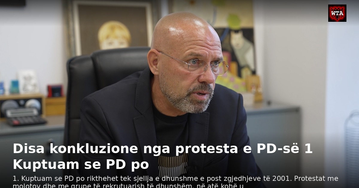 Disa konkluzione nga protesta e PD-së 1 Kuptuam se PD po