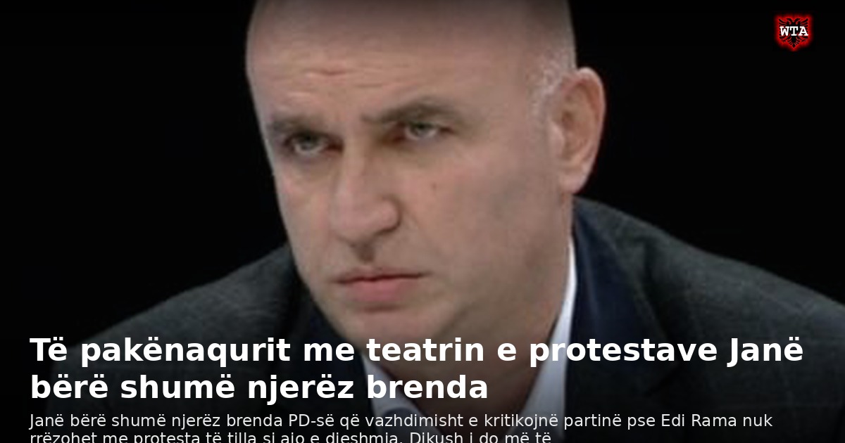 Të pakënaqurit me teatrin e protestave Janë bërë shumë njerëz brenda