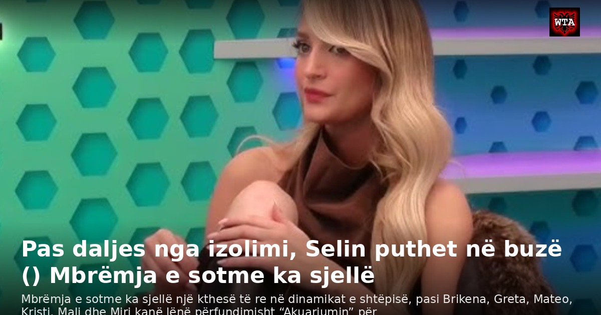 Pas daljes nga izolimi, Selin puthet në buzë () Mbrëmja e sotme ka sjellë