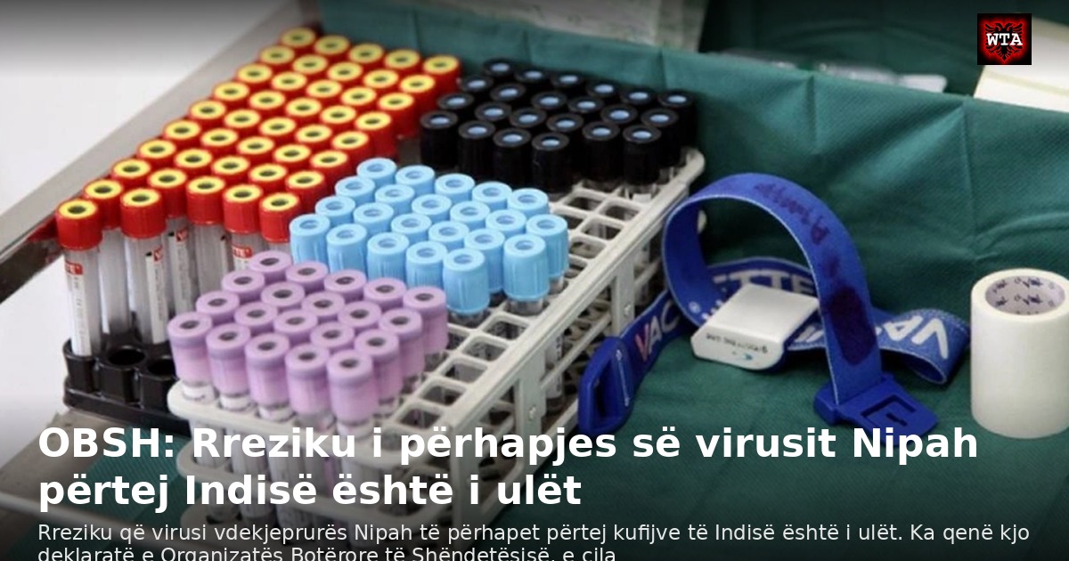 OBSH: Rreziku i përhapjes së virusit Nipah përtej Indisë është i ulët