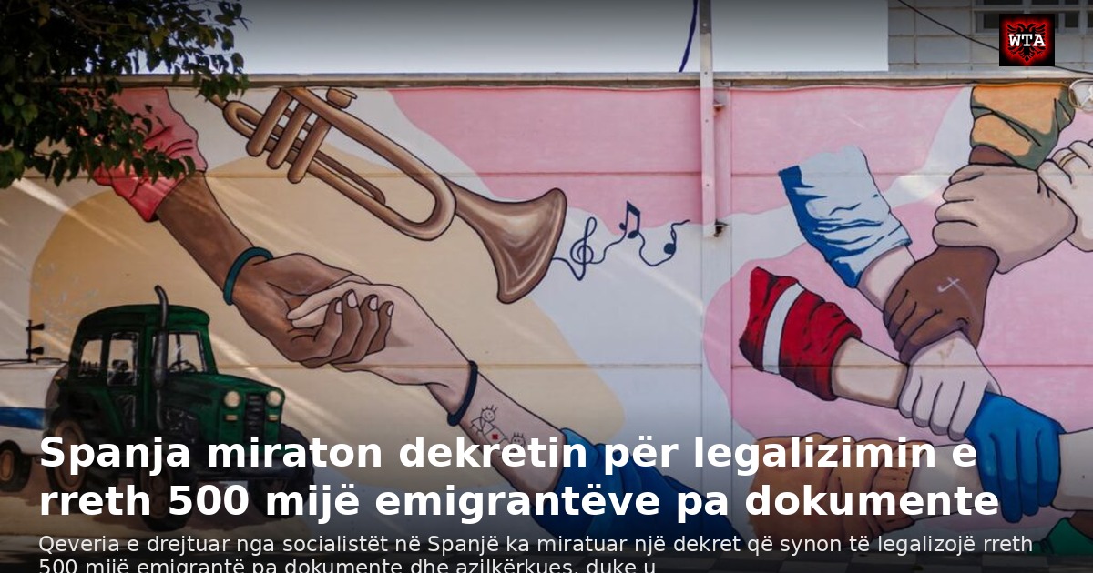 Spanja miraton dekretin për legalizimin e rreth 500 mijë emigrantëve pa dokumente