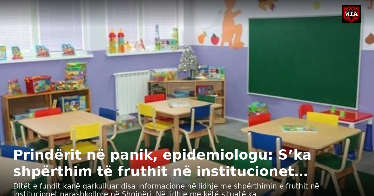 Prindërit në panik, epidemiologu: S’ka shpërthim të fruthit në institucionet…